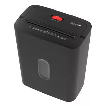 Papīra smalcinātājs Olympia PS 53 CC Pro — šķērsgriezums, 15 L grozs, 68 dB, melns