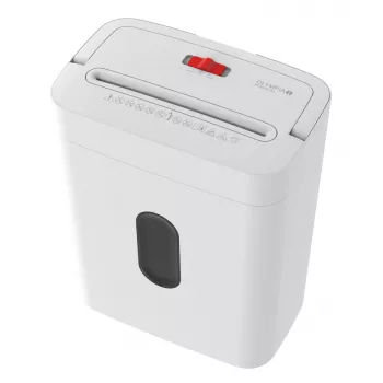 Papīra smalcinātājs Olympia PS 53 CC Pro — šķērsgriezums, 15 L grozs, 68 dB, balts
