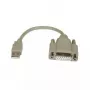 Seriālais kabelis M-Cab 7200448 USB Type-A pelēks 0.2 m