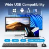 Pele USB optiskā MELNA/KTABG Vention