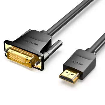 Kabelis HDMI–DVI 2M/MELNS Vention