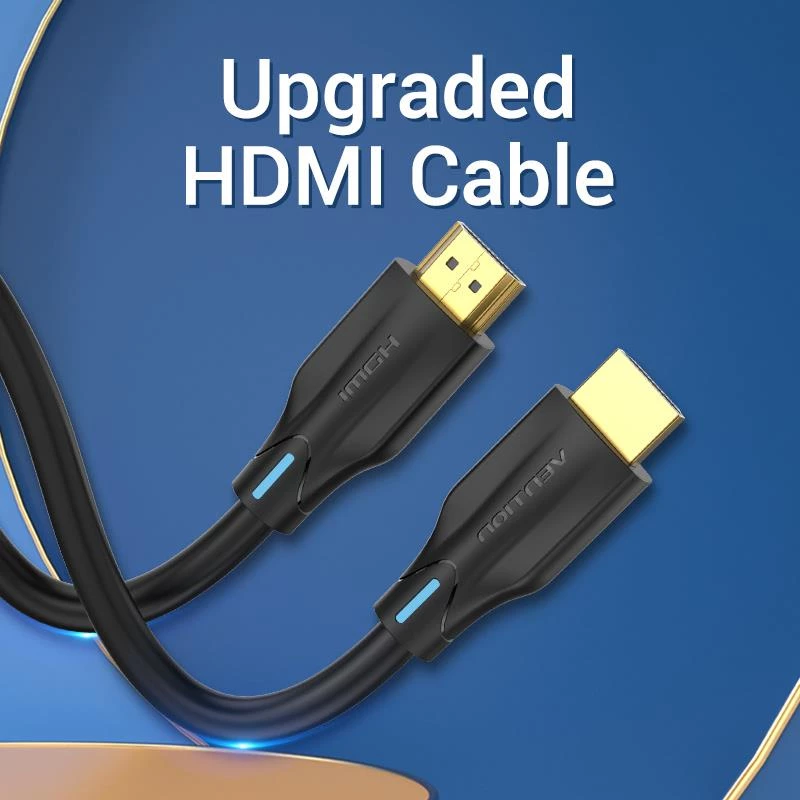 HDMI kabelis 8K/1M Melns Aanbf Vention