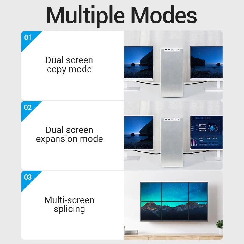 HDMI kabelis 8K/1M Melns Aanbf Vention