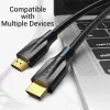 HDMI kabelis 8K/1M Melns Aanbf Vention