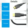 HDMI kabelis 8K/1M Melns Aanbf Vention