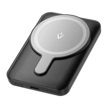 Vention FHSB0 Power Bank Wrl 5000mAh 20W Magnētiskais Melns