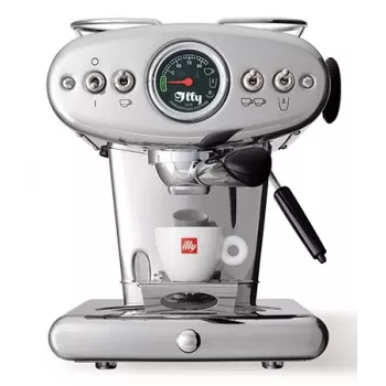 illy X1 Anniversary kafijas automāts maltai kafijai un E.S.E. paciņām (nerūsējošais tērauds)