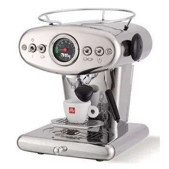 illy X1 Anniversary kafijas automāts maltai kafijai un E.S.E. paciņām (nerūsējošais tērauds)