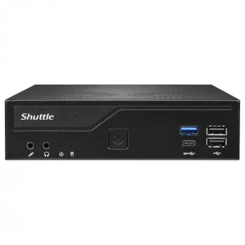 Shuttle Barebone slim DH610V2 Intel/DDR5/melns - Barebone - Intel Socket 1700 (Core i)