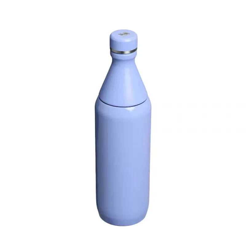 Termopudele STANLEY All Day Slim 0,6L — nerūsējošā tērauda vakuumizolēta, hortenzijas zilā krāsā