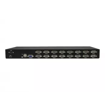 StarTech.com 16 Portu 1U Rackmontējams USB KVM Slēdzis ar OSD (SV1631DUSBU)