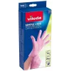 Vienreizlietojamie lateksa cimdi VILEDA Multi Latex 100, bēši, izmērs S/M, 100 gab.