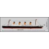 Būvkomplekts Cobi R.M.S. Titanic modelis, 848 gabali, kolekcionējams kuģa modelis