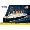 Būvkomplekts Cobi R.M.S. Titanic modelis, 848 gabali, kolekcionējams kuģa modelis