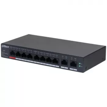 Slēdzis DAHUA CS4010-8GT-110 PoE 10 porti, 8 PoE porti