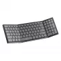 Bezvadu Bluetooth pilnizmēra tastatūra Inateck N0135 Melna — QWERTZ, Šķērveida slēdži