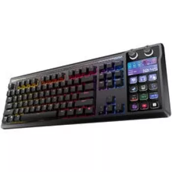 Corsair Galleon 100 SD spēļu tastatūra, pilna izmēra, integrēts Stream Deck, Hot-Swap, DE - melna