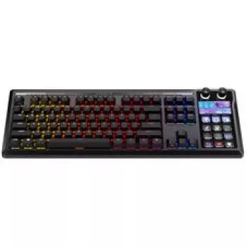 Corsair Galleon 100 SD spēļu tastatūra, pilna izmēra, integrēts Stream Deck, Hot-Swap, DE - melna