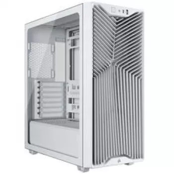 Corsair 3200D RS korpuss, Midi-Tower, ATX, rūdīts stikls - Balts
