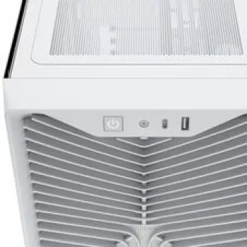 Corsair 3200D RS korpuss, Midi-Tower, ATX, rūdīts stikls - Balts