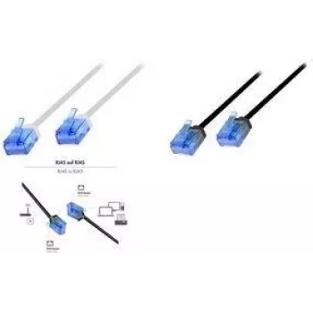 Logilink CQ3113U Ethernet Patch vads Melns