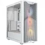 Corsair 3200D RS ARGB dators korpuss, Midi-Tornis, ATX, Rūdīts stikls - Balts