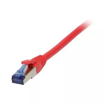 Synergy21 Patch vads RJ45, CAT6A 500MHz, 1,5m, Sarkans, S-STP (S/FTP), TPE/LSZH (Superflex), AWG26