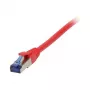 Synergy21 Patch vads RJ45, CAT6A 500MHz, 1,5m, Sarkans, S-STP (S/FTP), TPE/LSZH (Superflex), AWG26