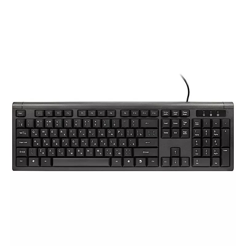 Inter-Tech KM-3149R tastatūra ar peli, USB, QWERTY, melna