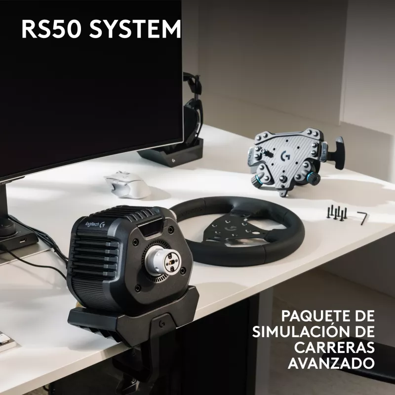 Logitech G RS50 stūres sistēma - vadu stūre