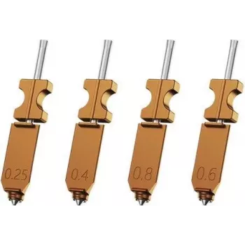 Sprauslu komplekts Flashforge AD5X 3D printerim — 0.25–0.8 mm sprauslas
