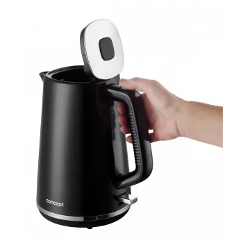 Elektriskā plastmasas tējkanna RK2375 1,7 l melna