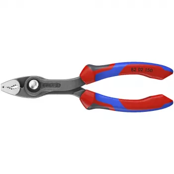 KNIPEX TwinGrip Frontgreifzange 82 02 150 (Sarkans/Zils, Garums 150mm)