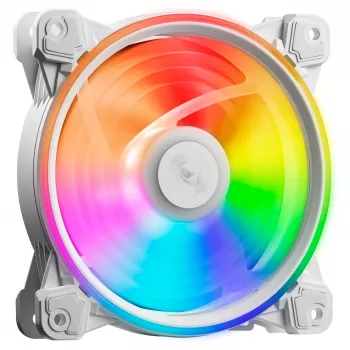XPG HURRICANE 120 ARGB PWM Baltā krāsā, Ventilators, 12 cm, 600 RPM, 2000 RPM, Balts