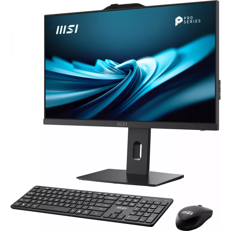 Viss-vienā PC MSI PRO AP241P 14M — Intel Core i7-14700 2.1GHz, 23.8 collu ekrāns, 16GB DDR5 5600MHz, 1TB SSD, Intel UHD, Windows 11 Pro, melns