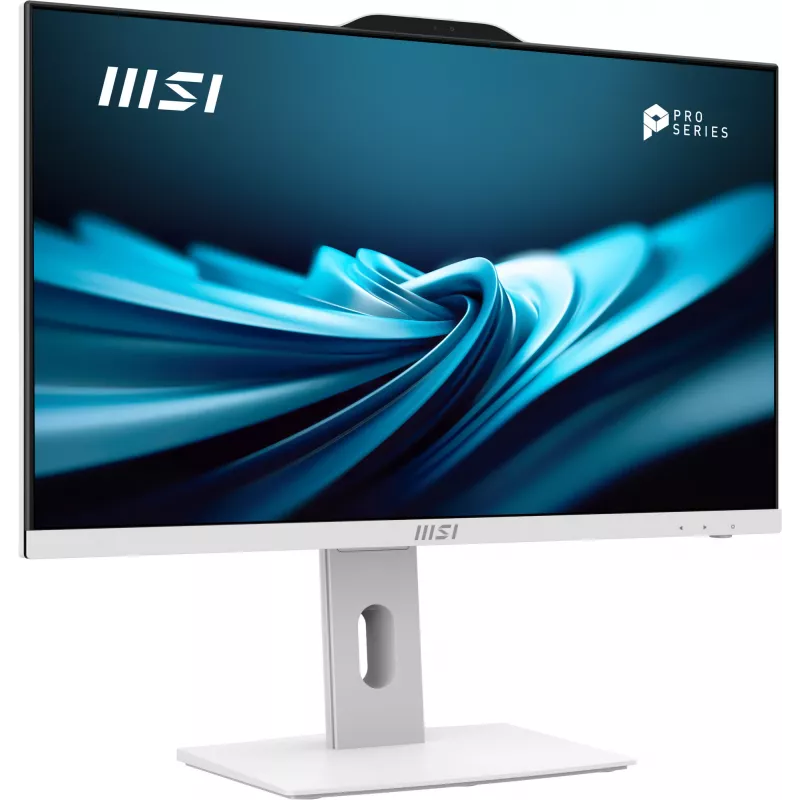 Viss-vienā dators MSI Pro AP242P 14M-691EU — 23.8 collu FHD IPS, Intel Core i5-14400, 16GB DDR5, 512GB SSD, Windows 11 Pro, Wi‑Fi 6E, Balts