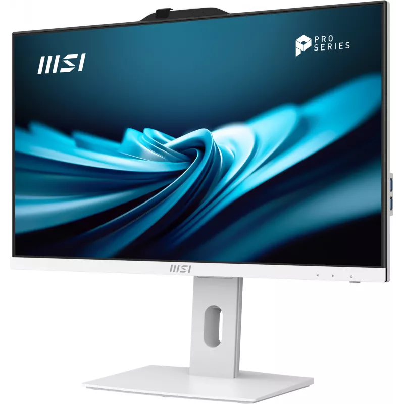 Viss-vienā dators MSI Pro AP242P 14M-691EU — 23.8 collu FHD IPS, Intel Core i5-14400, 16GB DDR5, 512GB SSD, Windows 11 Pro, Wi‑Fi 6E, Balts