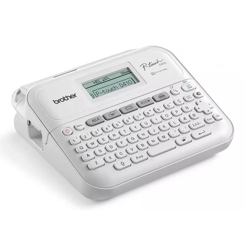 Brother PT-D410VP etiķešu printeris ZINK (Zero-Ink) 180 x 180 DPI Vadu TZe QWERTY