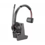 HP Poly Savi 8210 UC DECT 1880-1900 MHz USB-A Bezvadu Austiņas, 115 g, Melna