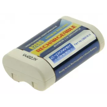 2-Power digitālās kameras akumulators 6V 500mAh, Li-Ion
