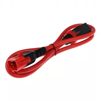 ACT Powercord C13 IEC Lock+ - C14 IEC Lock Dual Locking sarkans 2 m, PC3615