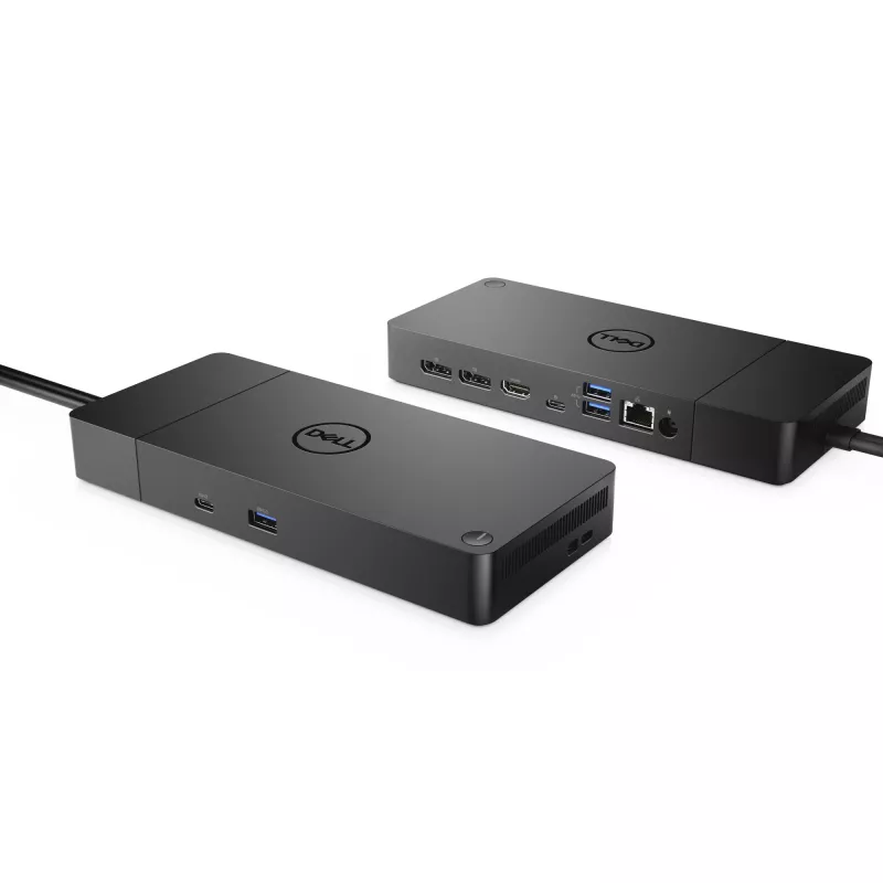 DELL Performance Dock – WD19DCS, vadu, USB 3.2 Gen 2 (3.1 Gen 2) Type-C, 10,100,1000 Mbit/s, Melns, 5120 x 2880 pikseļi, līdzstrāva