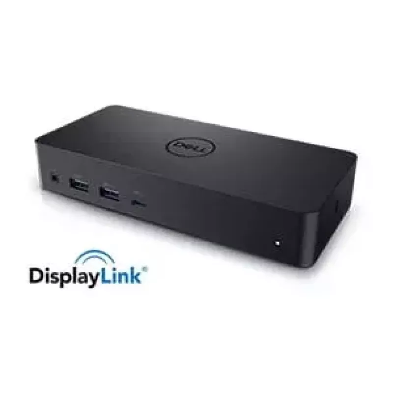 DELL D6000 Vadu USB 3.2 Gen 1 (3.1 Gen 1) Type-C dokstacija, melna