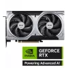 Grafikas karte MSI GeForce RTX 5060 Ti 16 GB GDDR7, PCIe 5.0, 128-bit, 2602 MHz boost, 180 W, 2x ventilatori