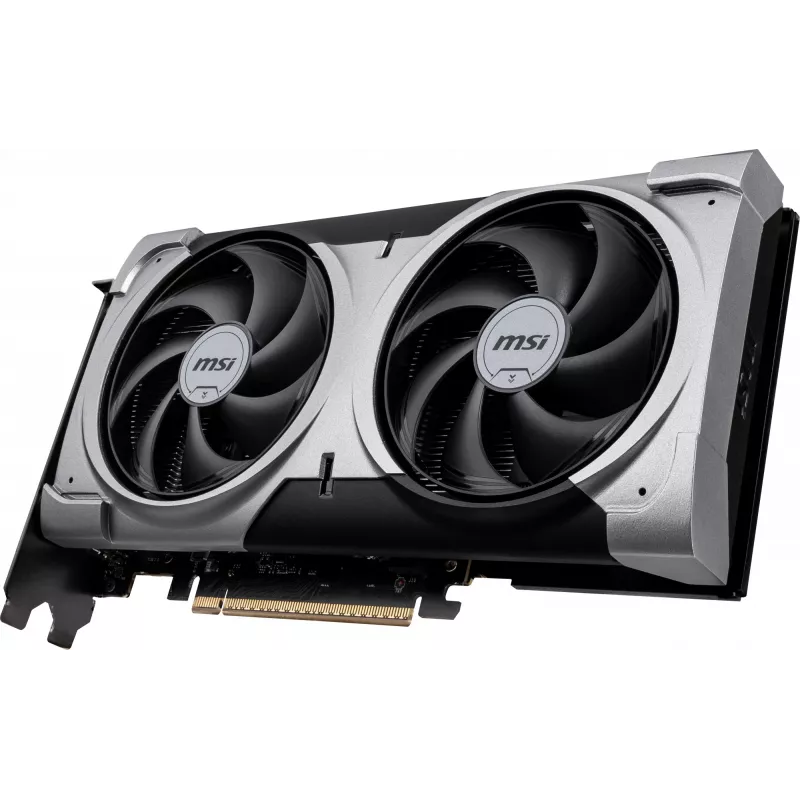 Grafikas karte MSI GeForce RTX 5060 Ti 16 GB GDDR7, PCIe 5.0, 128-bit, 2602 MHz boost, 180 W, 2x ventilatori