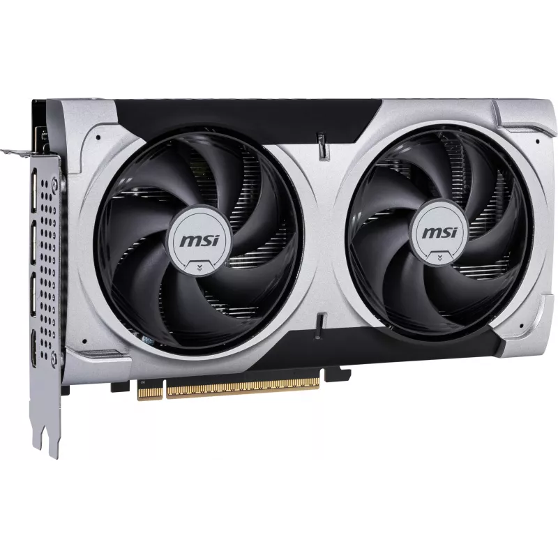 Grafikas karte MSI GeForce RTX 5060 Ti 16 GB GDDR7, PCIe 5.0, 128-bit, 2602 MHz boost, 180 W, 2x ventilatori
