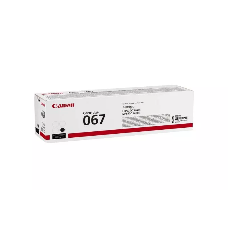 Toner kasetne Canon 067 Original Black — iznākums 1350 lapas, 1 gab.