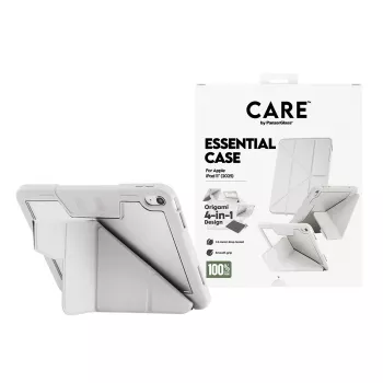 Aizsargmaciņš PanzerGlass CARE Essential iPad 11 collu (2025–2026) gaiši pelēkā krāsā, modelis CR43626