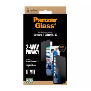 PanzerGlass Privacy Screen Protector UWF - Caurspīdīgs - Samsung Galaxy A57 5G
