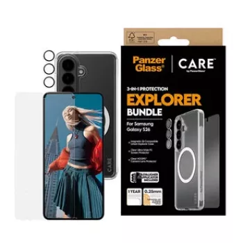 Aizsargstikls PanzerGlass CARE 3-in-1 Samsung Galaxy S (2026)